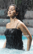 Telugu Actress Anushka - Wet Dancing In Rain